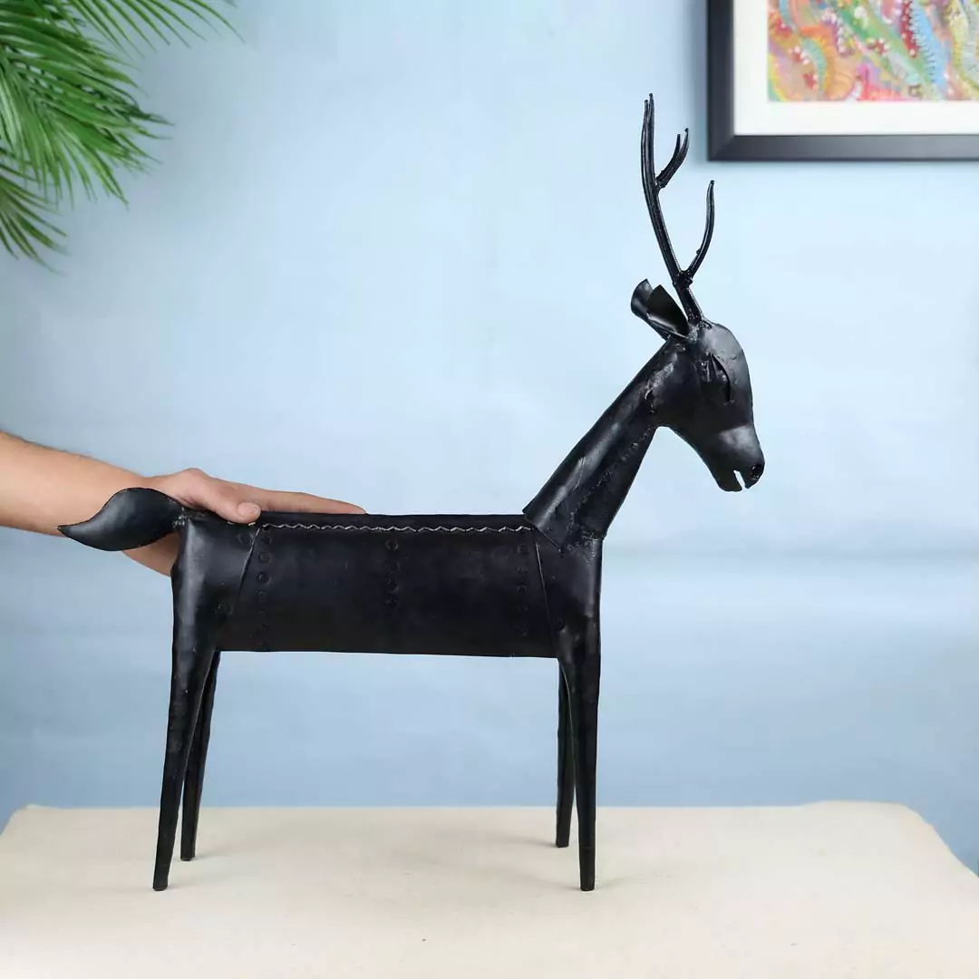 Bastar Art Tribal Deer Table Decor - Image 4