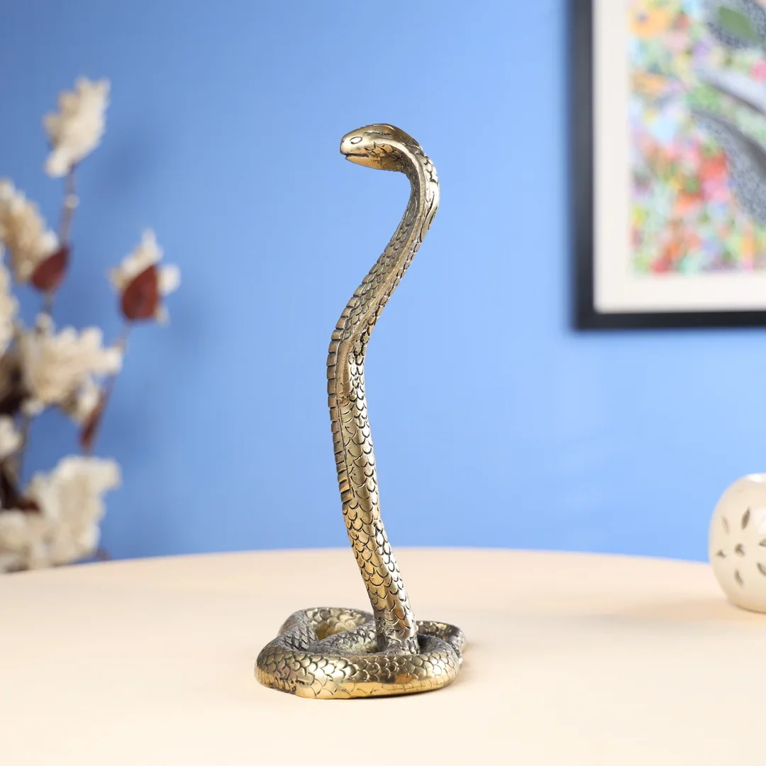 Brass Antique Snake - Image 5