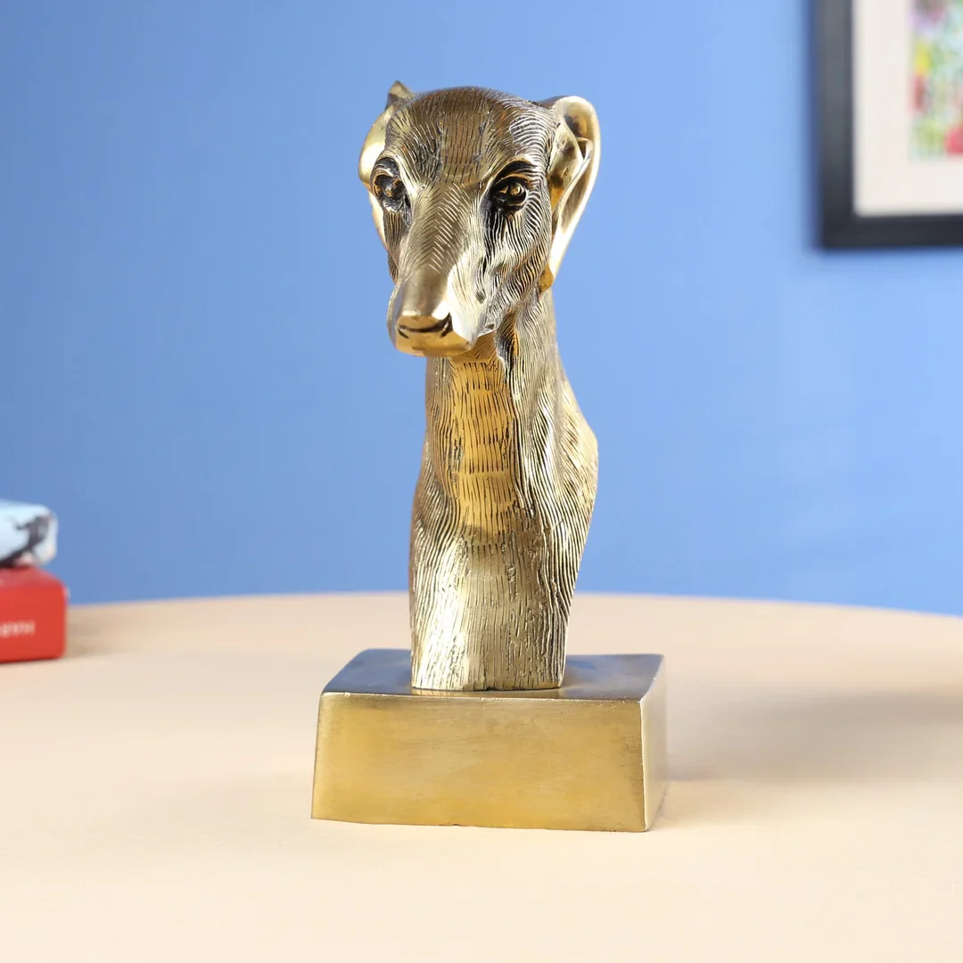 Brass Dog Head - Image 3