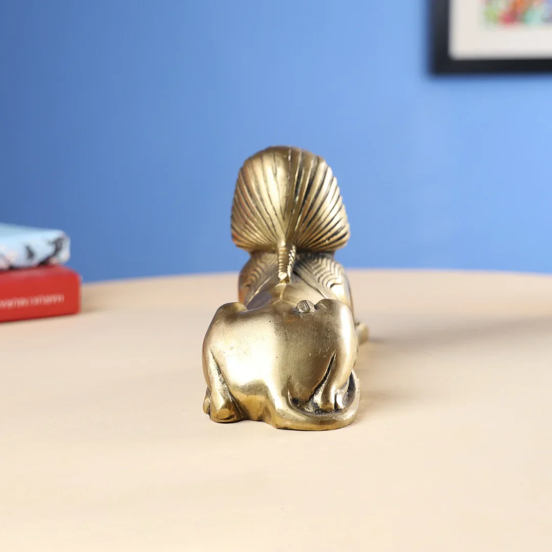 Brass Egyptian Lion - Image 2