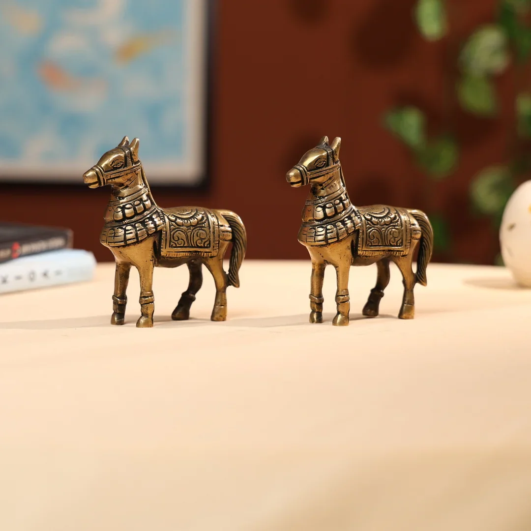 Brass Horse Antique