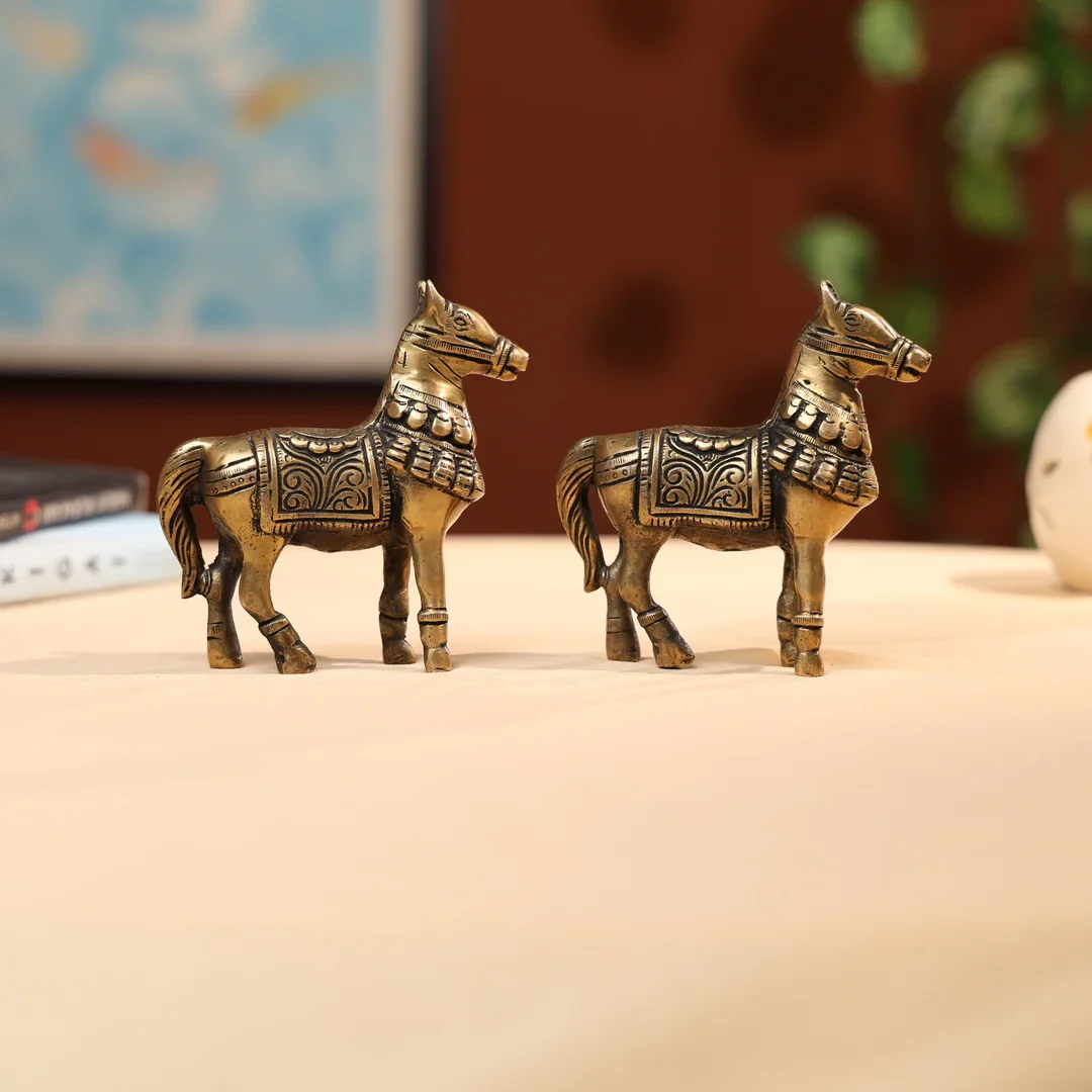 Brass Horse Antique - Image 3