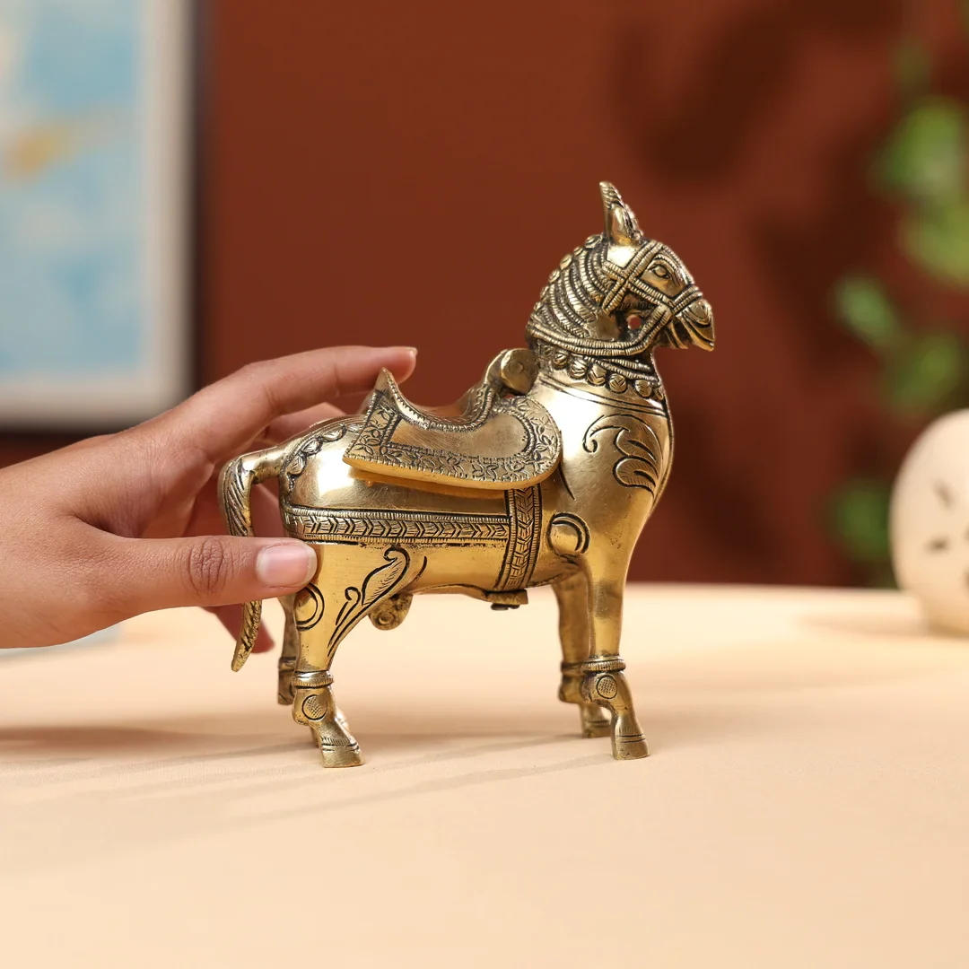 Brass Horse Money Bank - Image 2