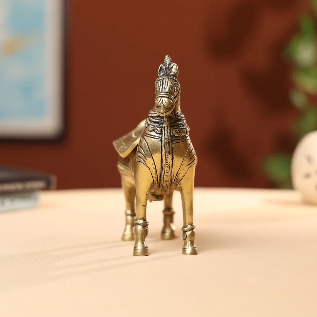 Brass Horse Money Bank - Image 3