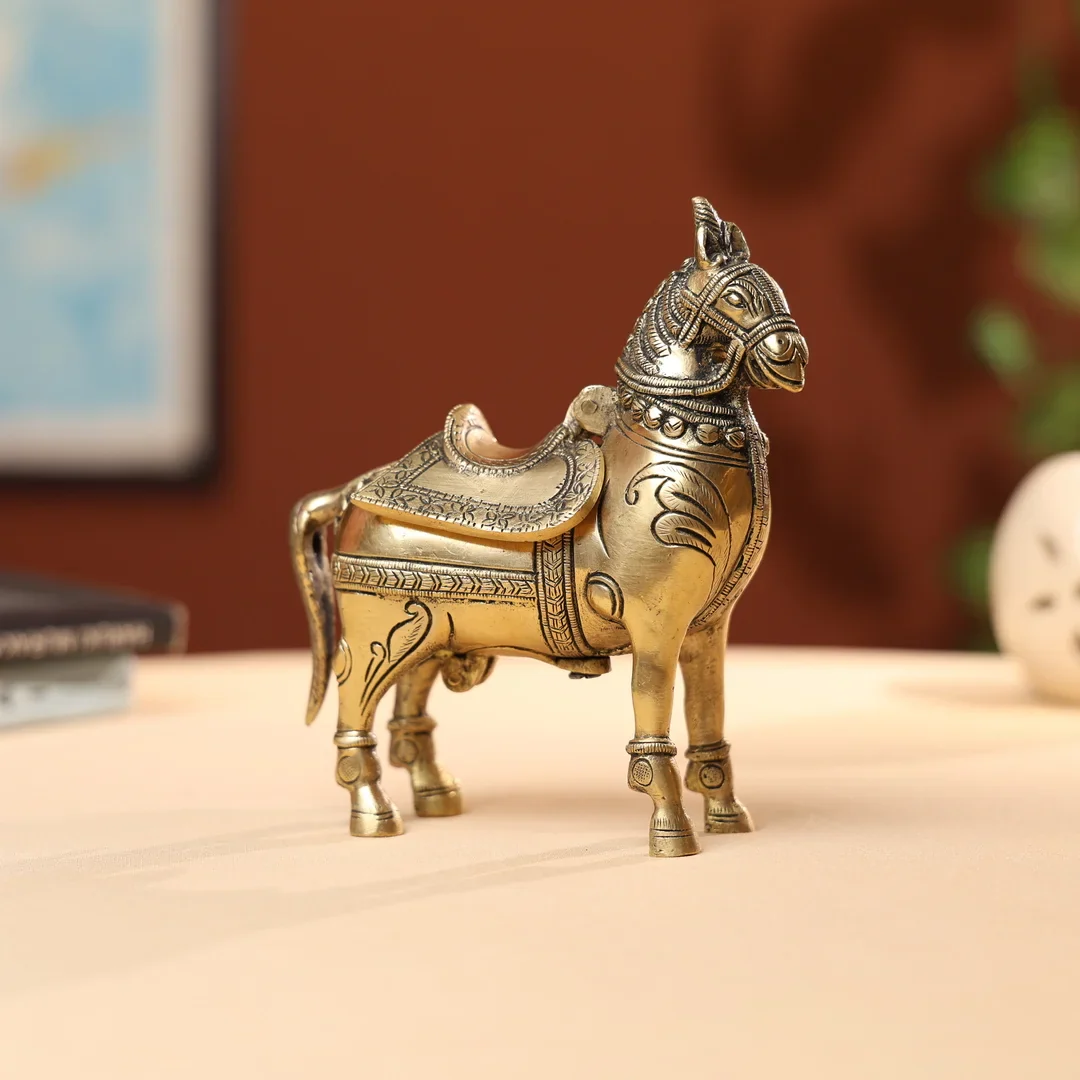 Brass Horse Money Bank - Image 4