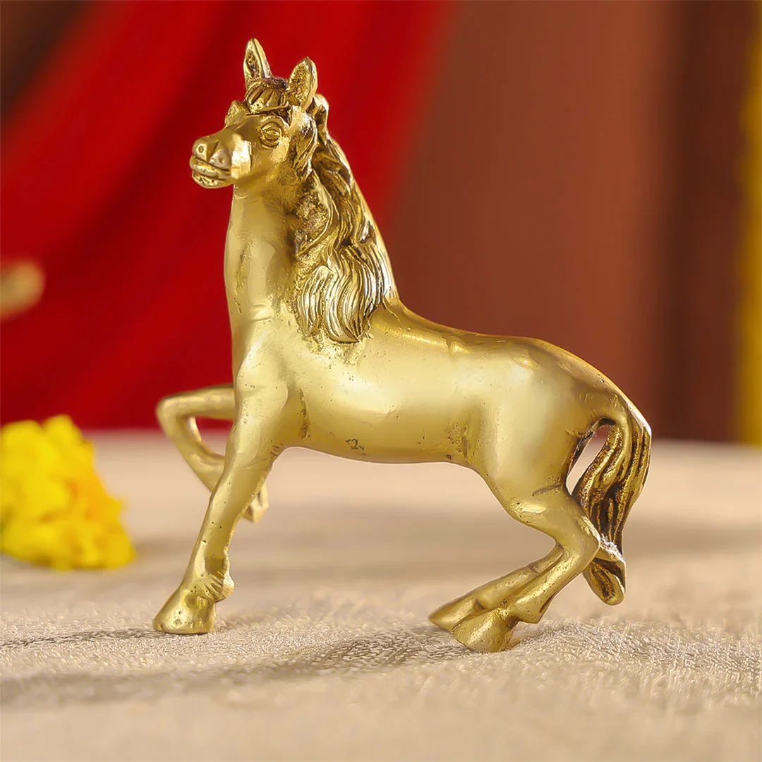 Brass Horse Table Decor