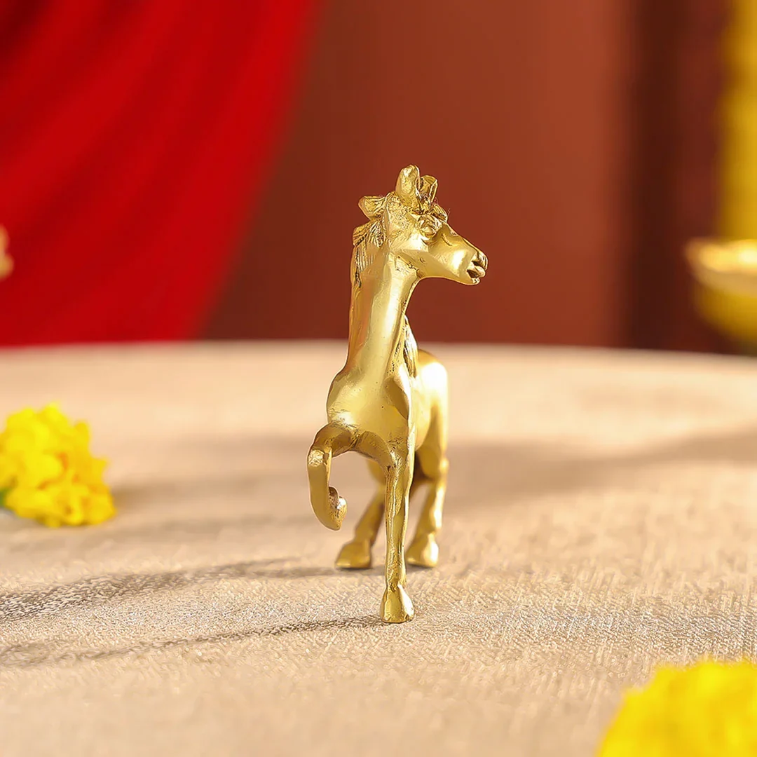 Brass Horse Table Decor - Image 3