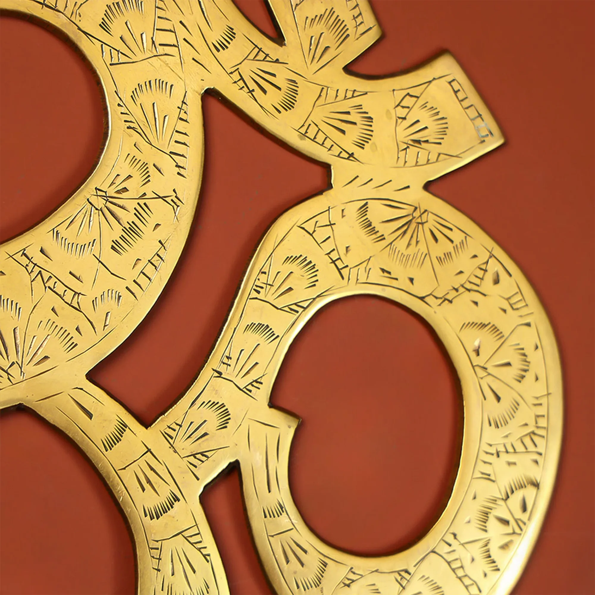 Brass Om Wall Hanging - Image 3