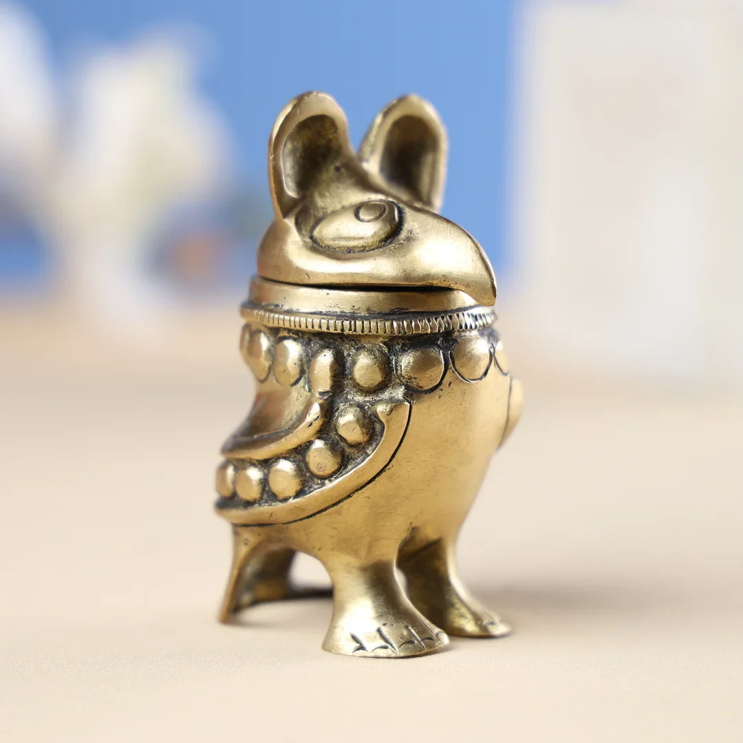 Brass Owl Creature Box