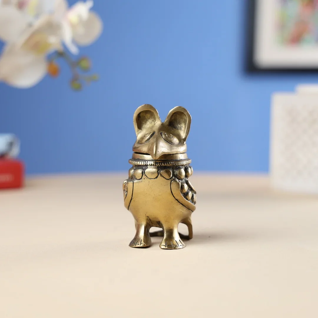 Brass Owl Creature Box - Image 2