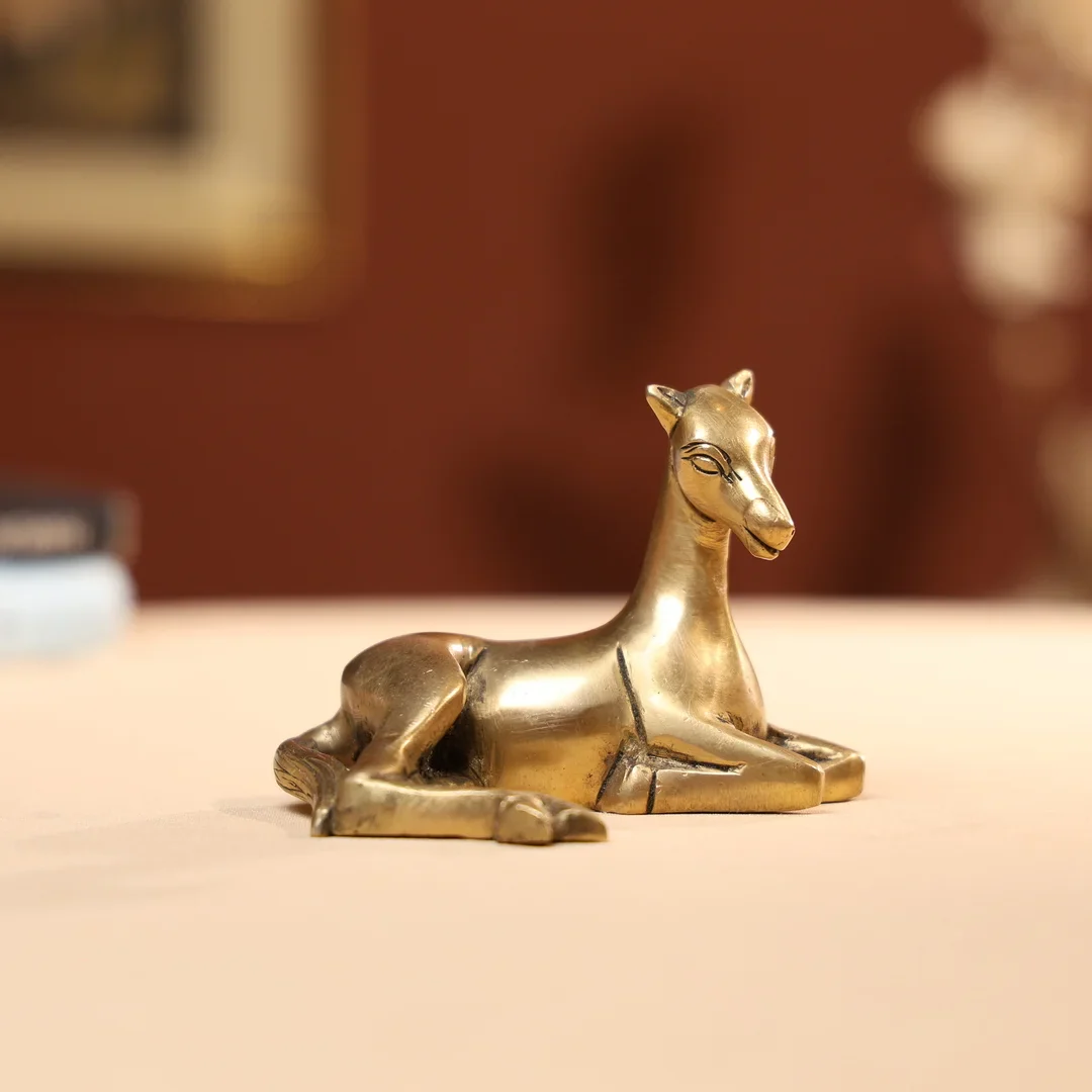 Brass Seated Creature
