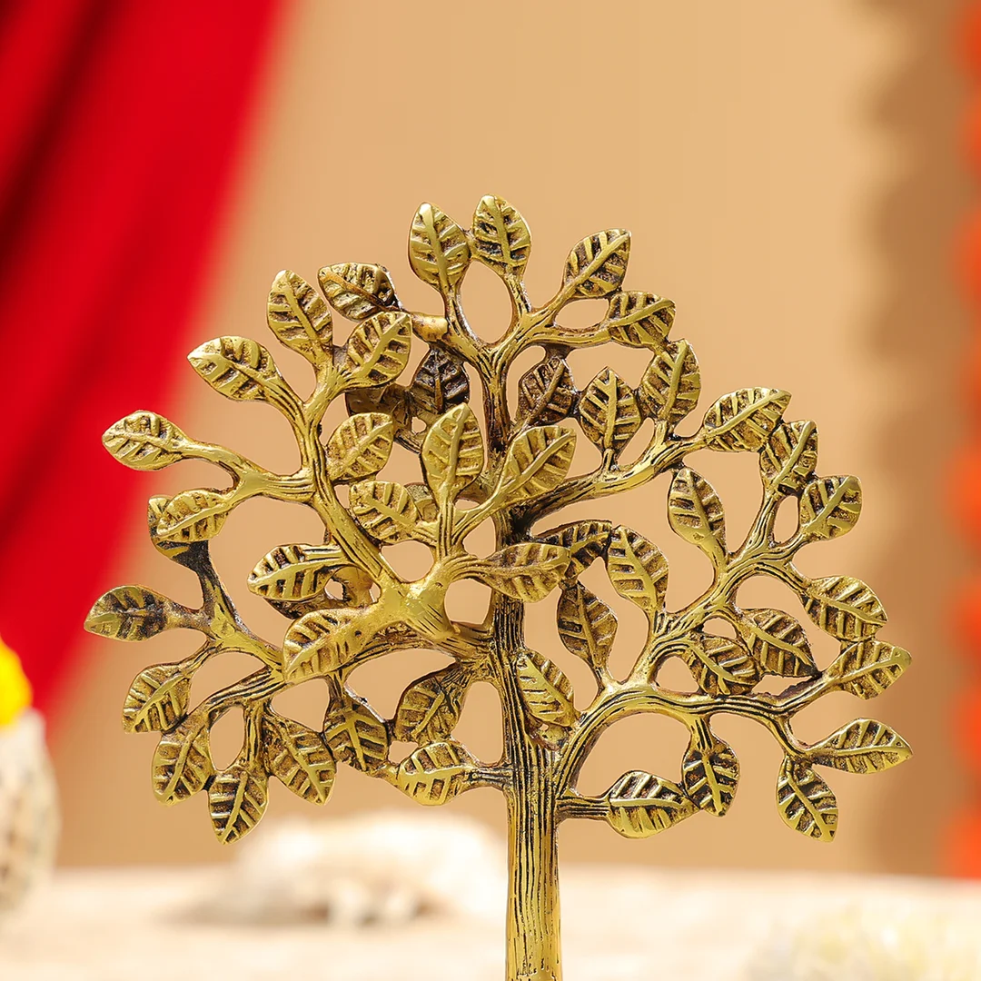 Brass Tree Of Life Table Decor - Image 3
