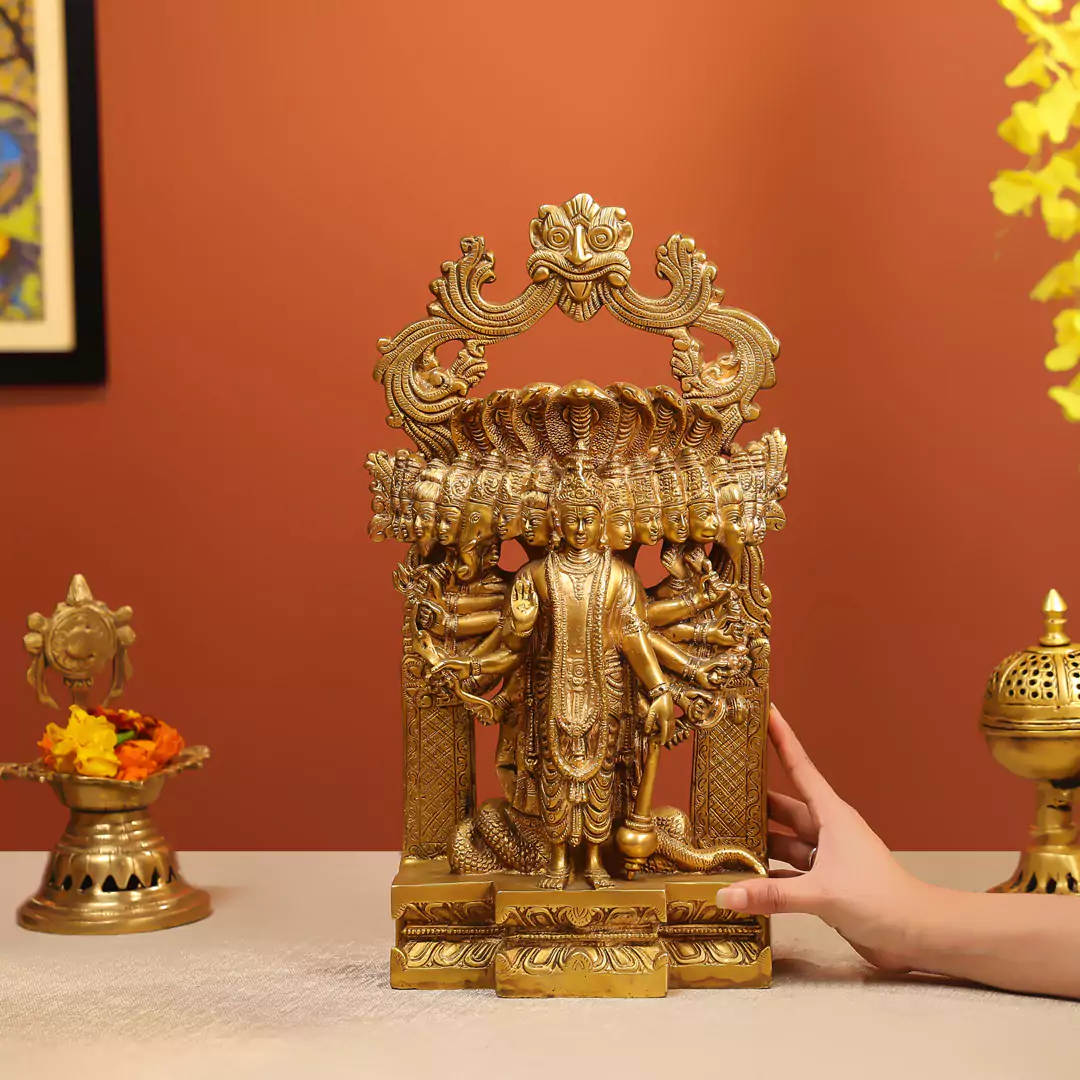 Lord Vishnu In His Cosmic Magnification - Image 3
