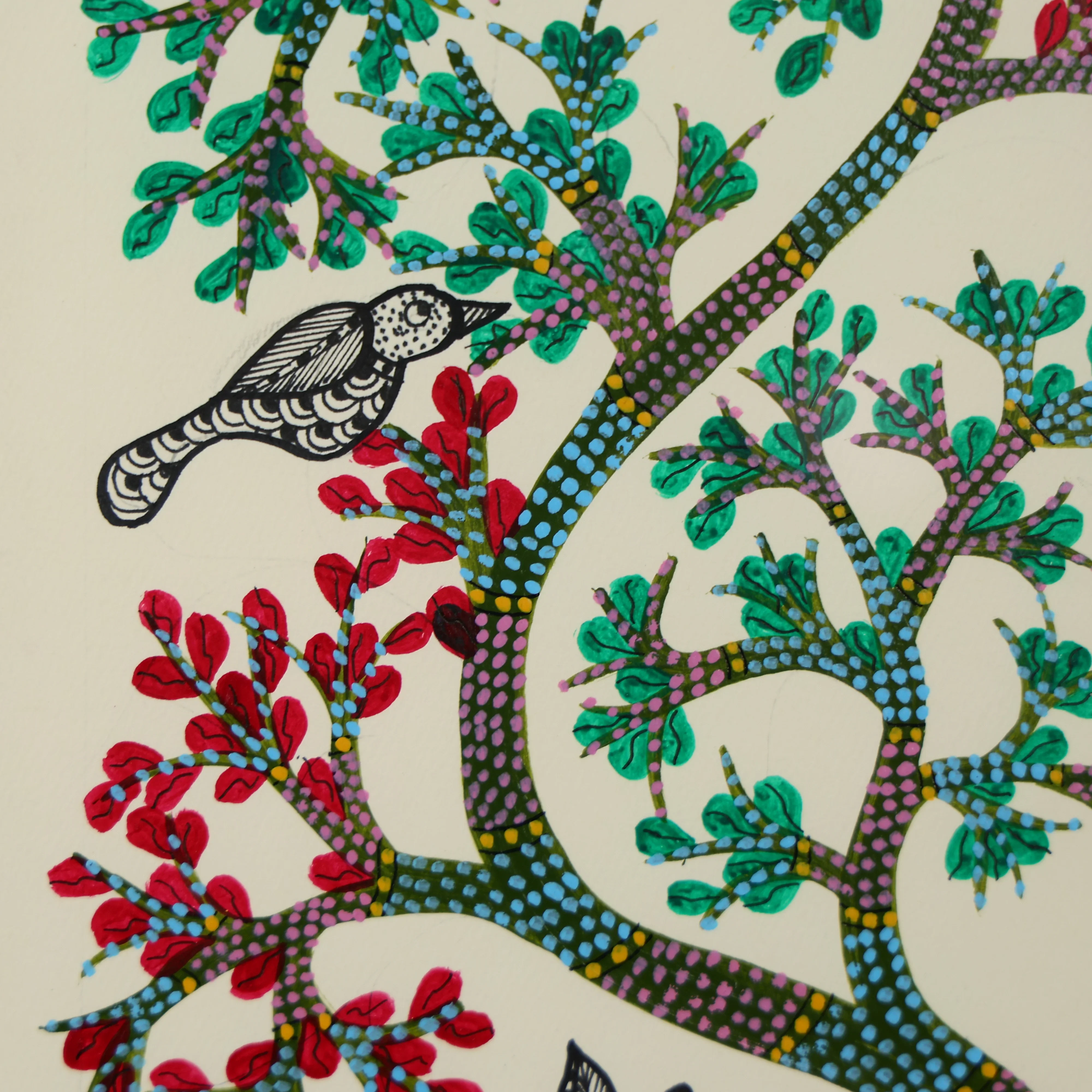 Painting Of Deer Resting Under A Tree - Image 5