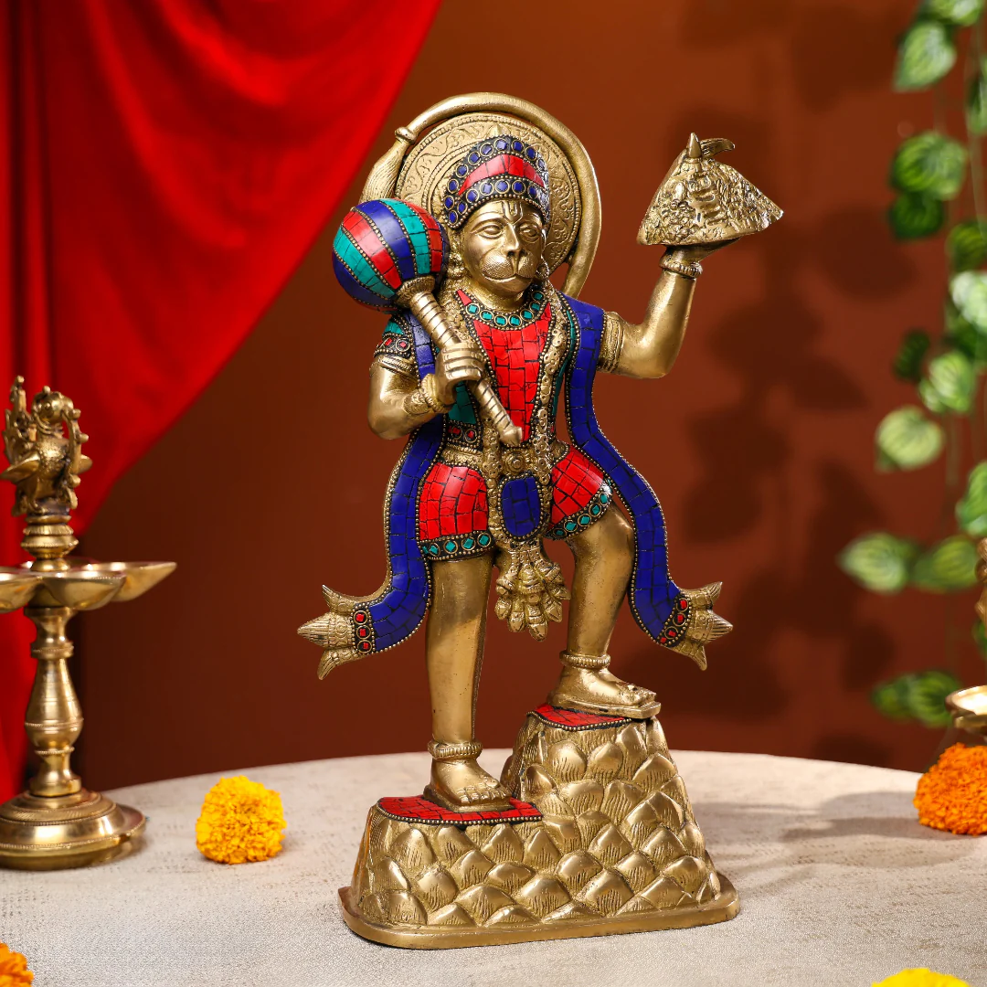 Sanjeevani Lord Hanuman With Stone Work