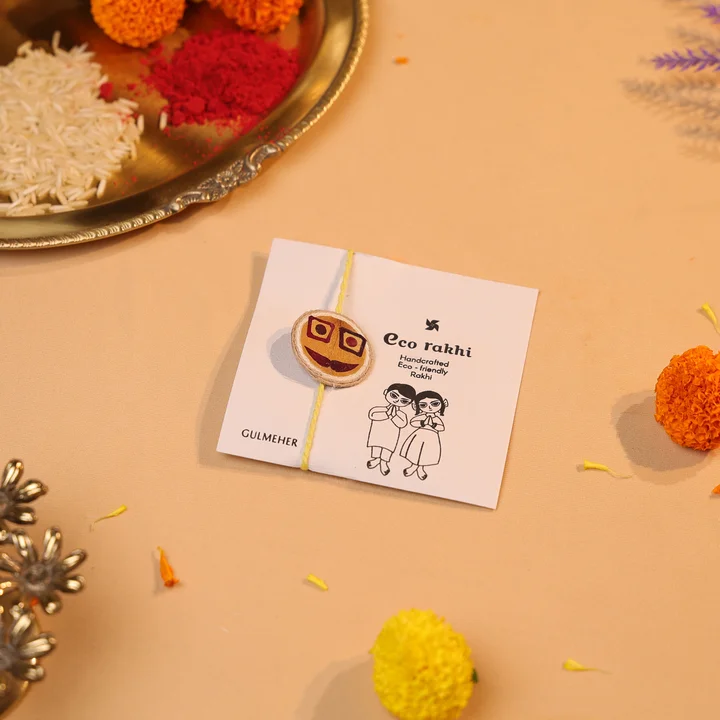 Trendy Glasses Handcrafted Rakhi - Image 4